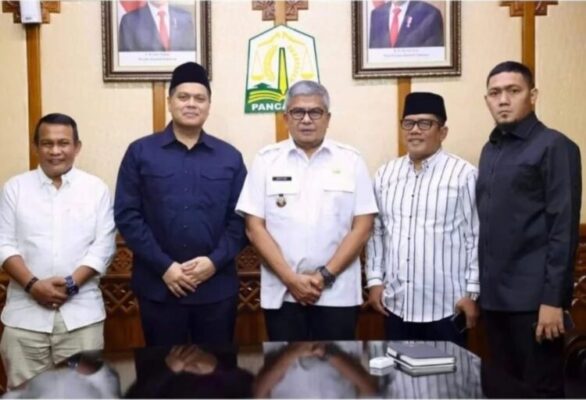 Ketua Nasdem Aceh Irsan Sosiawan Silaturrahmi dengan Pj Gubernur Aceh
